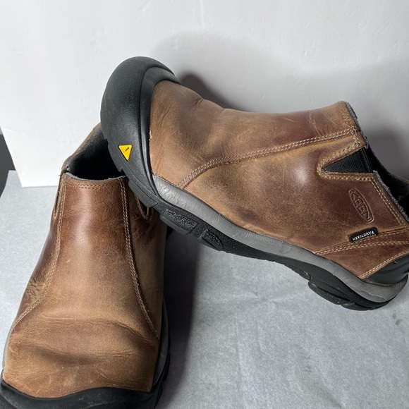 Dr scholl’s keenMen's Brown Leather Slip-On Shoes size 10,5 - Picture 3 of 7